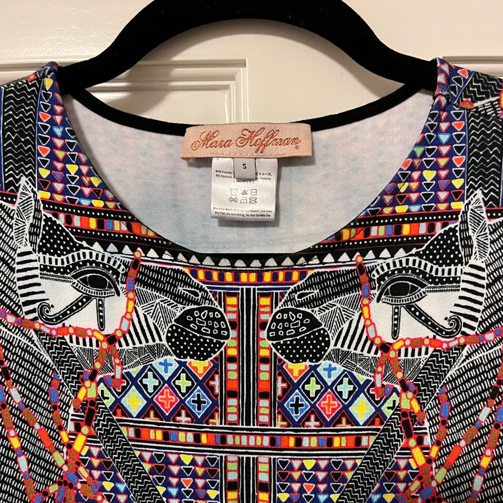 Mara hoffman printed zebra mini dress. Size small 🔥❤️